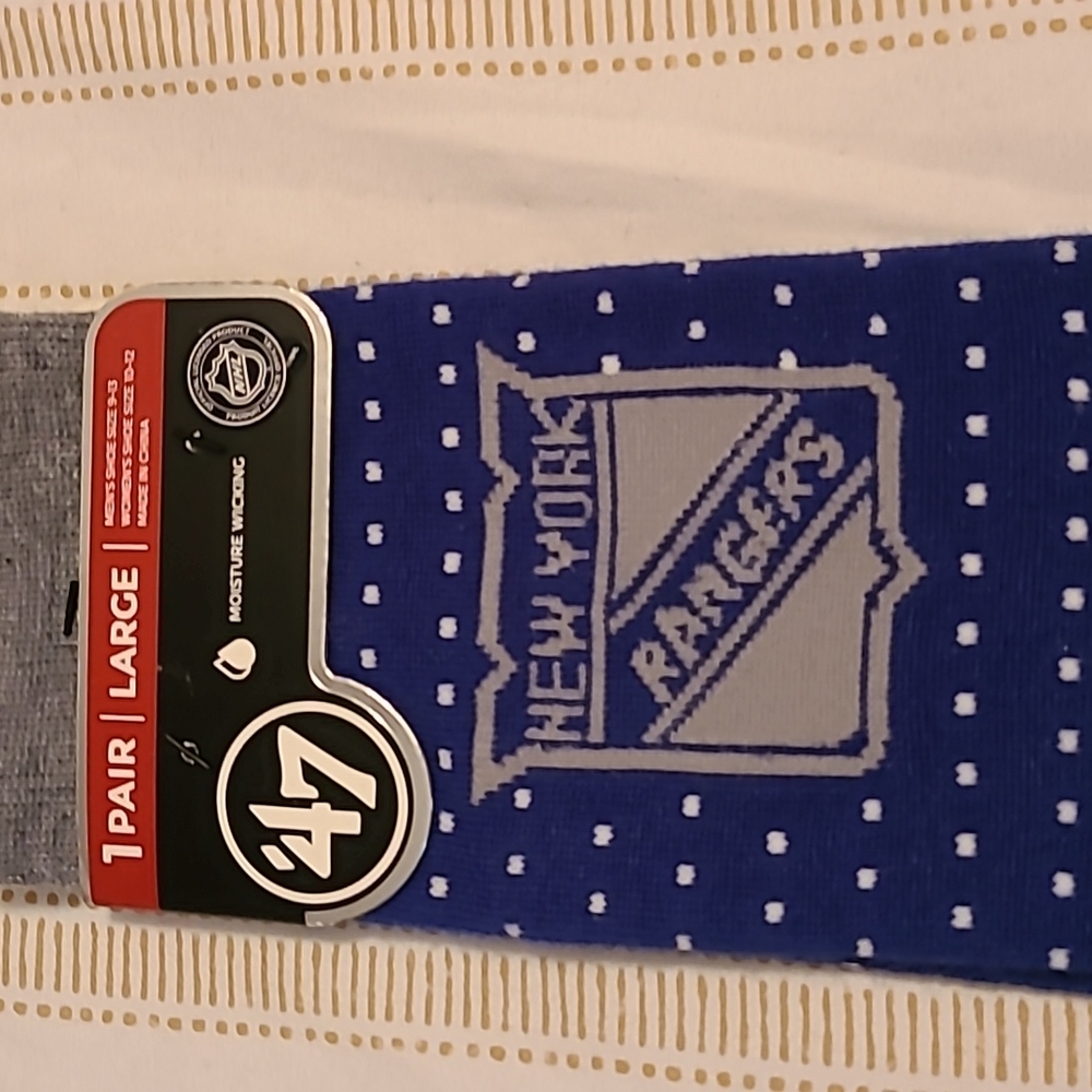 Nwt Men's ny rangers socka